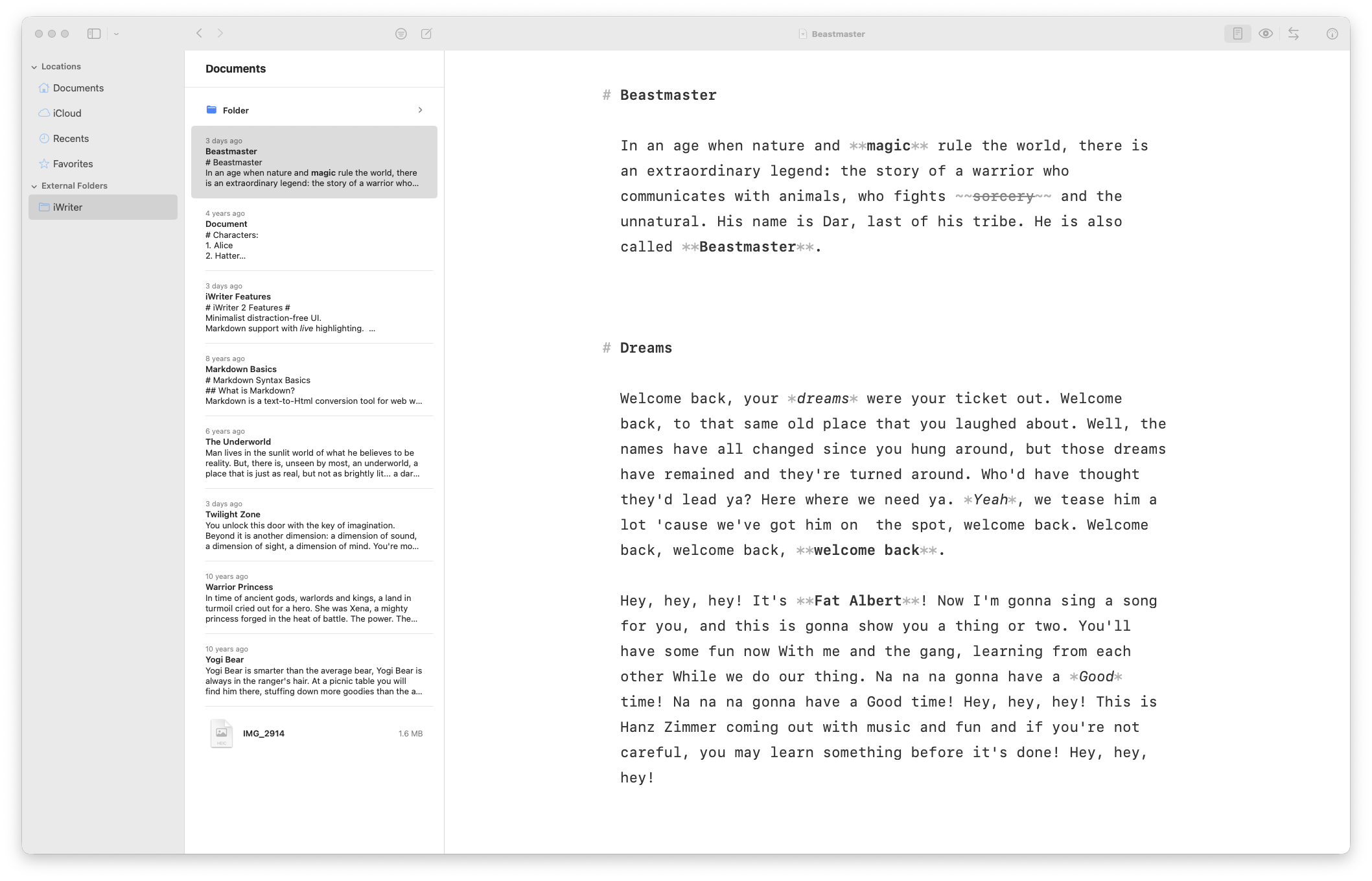 iWriter 2
